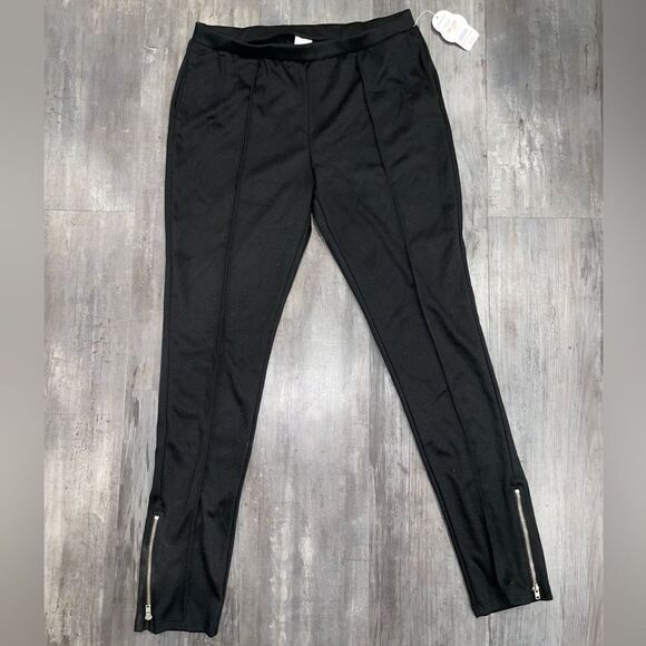 NWT black leggings with ankle zipper size XXL - Picture 8 of 8
